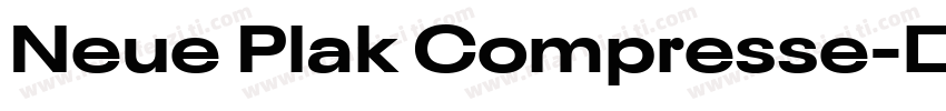 Neue Plak Compresse字体转换